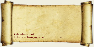 Vuka Džaković vizit kartica